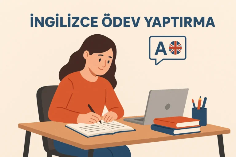 ingilizce ödev yaptırma