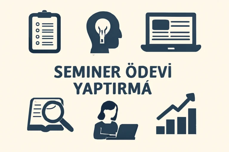 seminer ödevi yaptırma